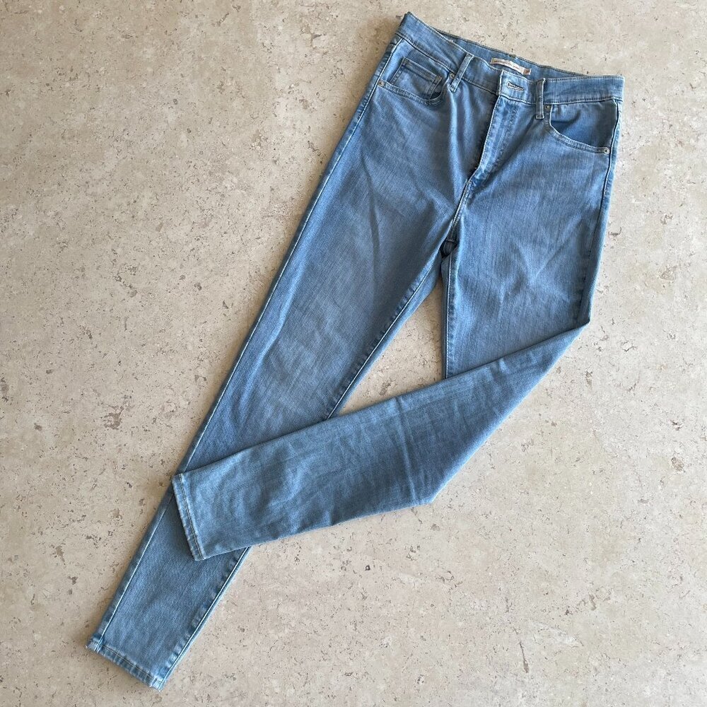 Levi's Premium Women's Mile High Super Skinny Jeans Light Wash, Size 29 NWOT